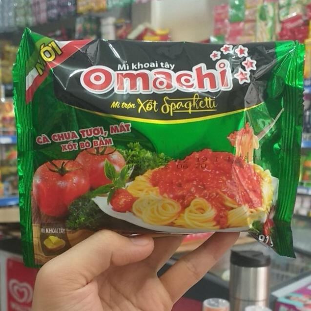 mì Omachi xốt spaghetti gói