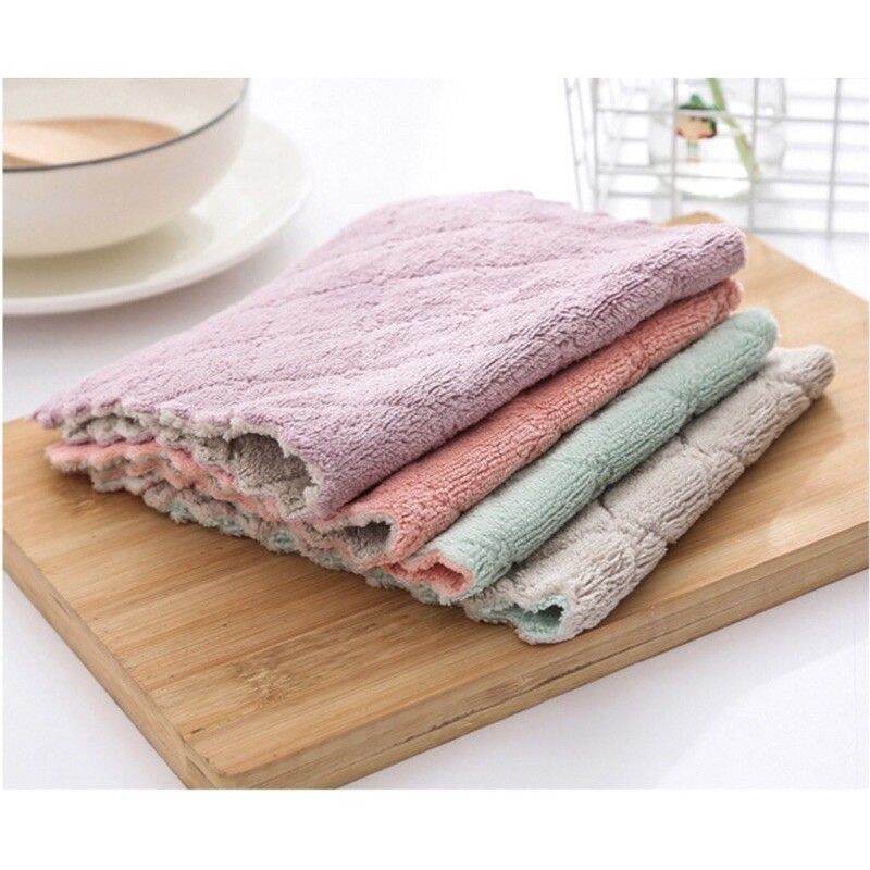[3 chiếc]Khăn lau tay đa năng,siêu thấm hút