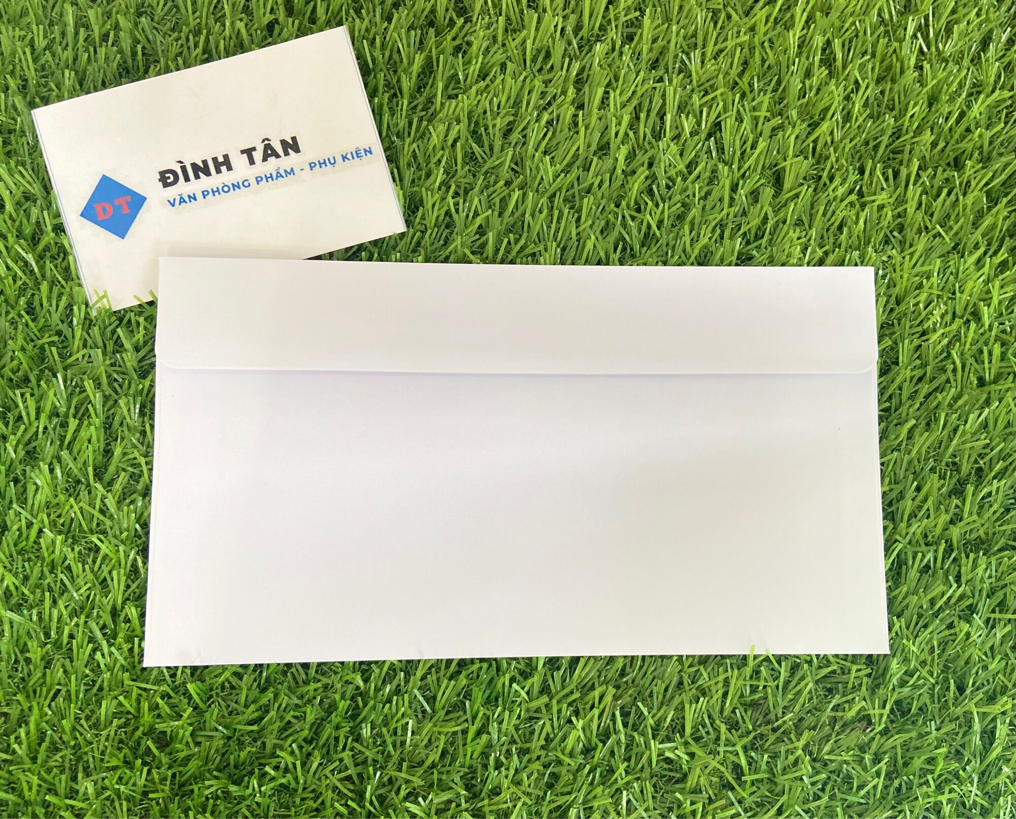 Bao Thư Trắng Có Keo Dán 12x22 Cm ( 100 Cái) - Phong Bì Thư