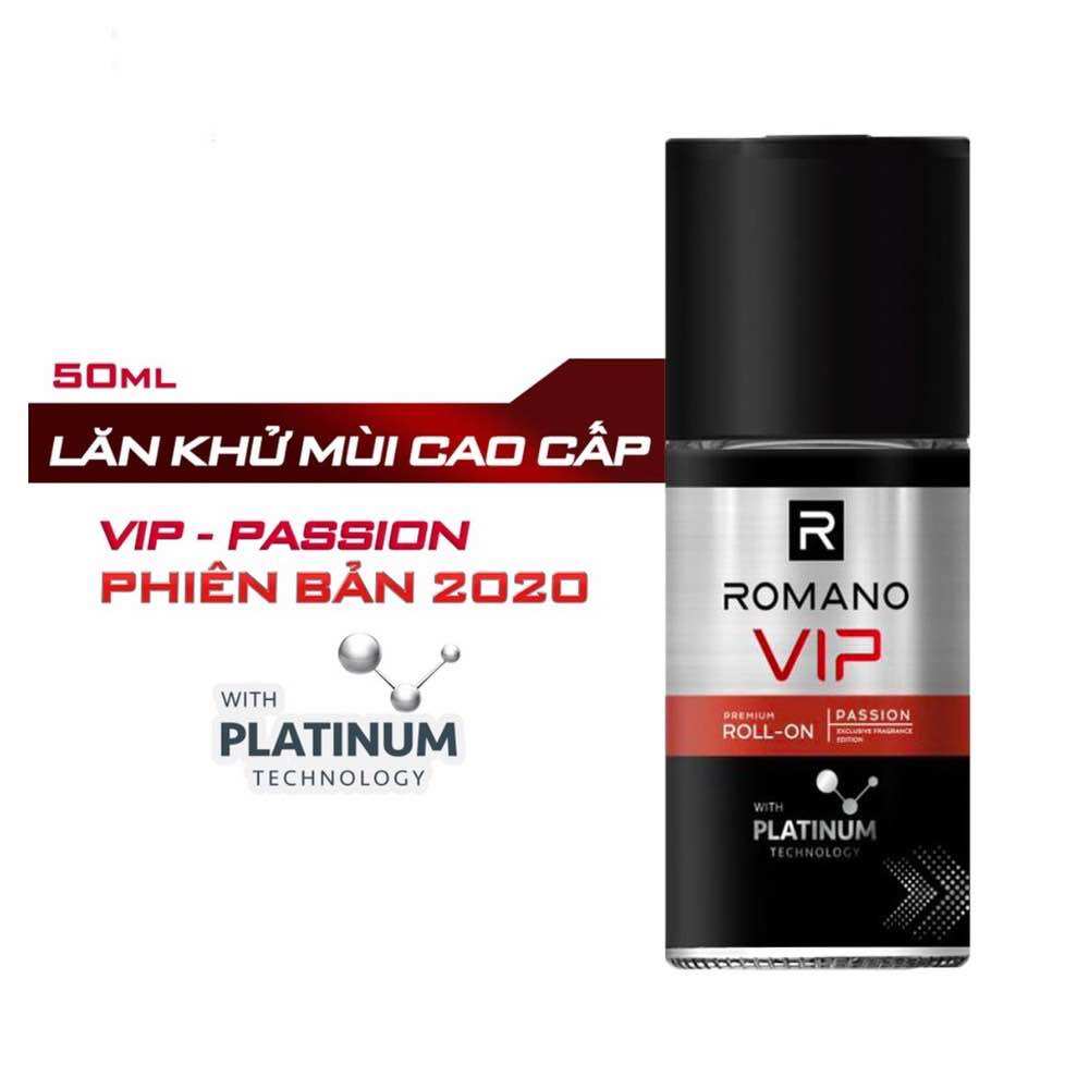 Lăn khử mùi cao cấp Romano Vip 50ml Passion