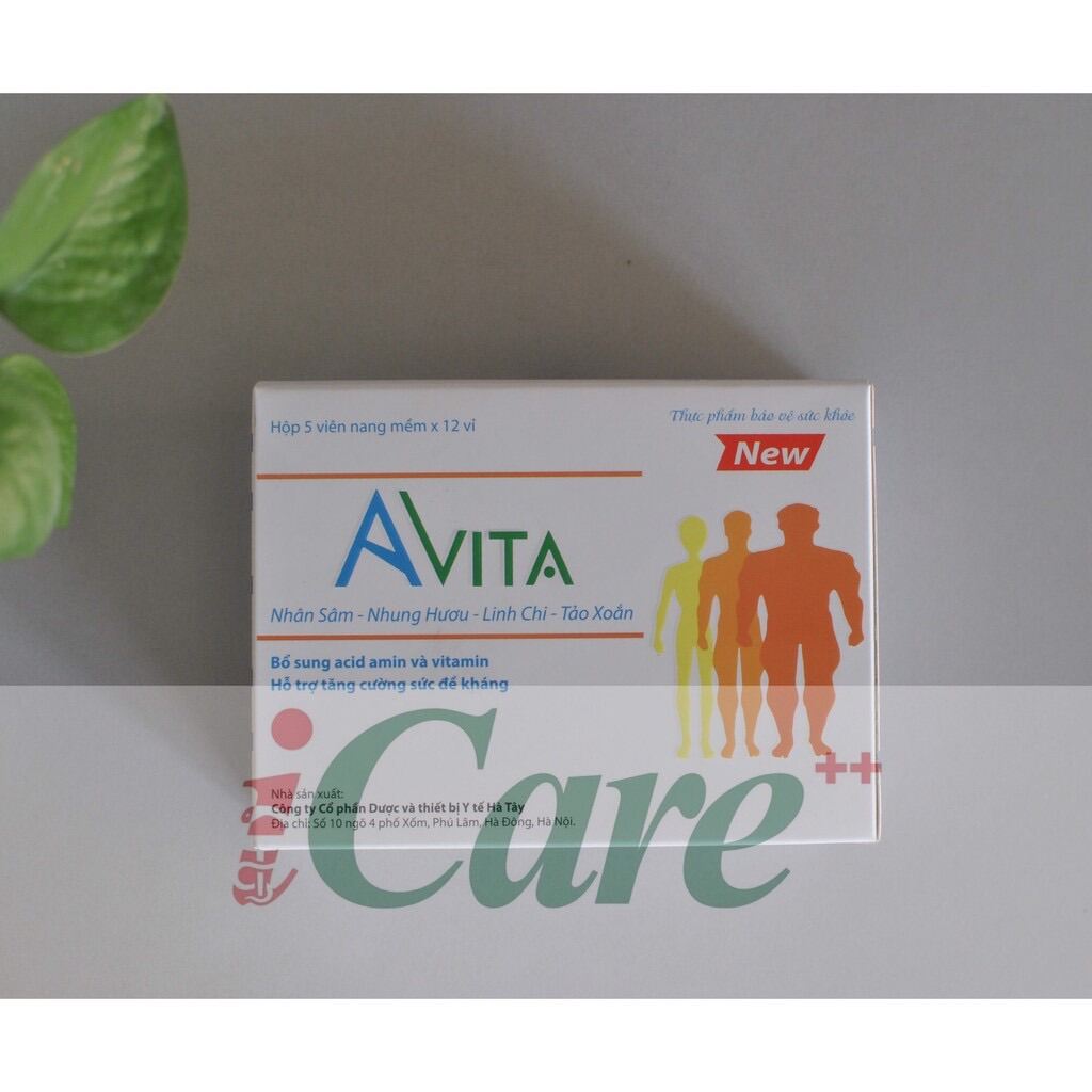 [CHÍNH HÃNG] TPBVSK AVITA BỔ SUNG VITAMIN VÀ KHOÁNG CHẤT HỘP 60 VIÊN