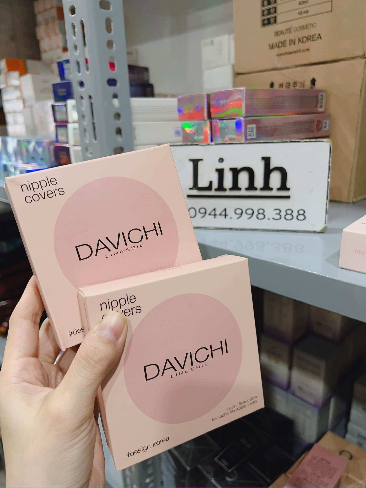 Miếng dán ngực tự thân davichi - 1 hộp 2 cặp