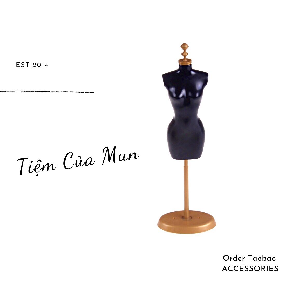 Manocanh mini dùng trang trí bánh kem, trưng quần áo cho búp bê