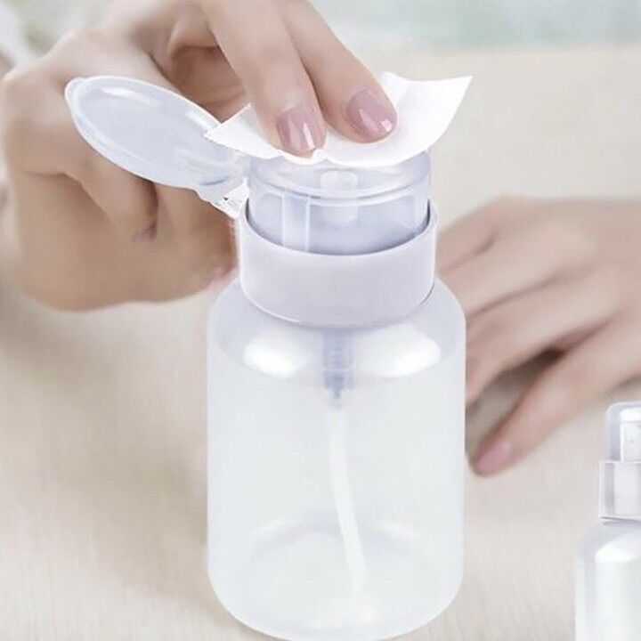 Bình đựng nước rửa móng, nhấn opi