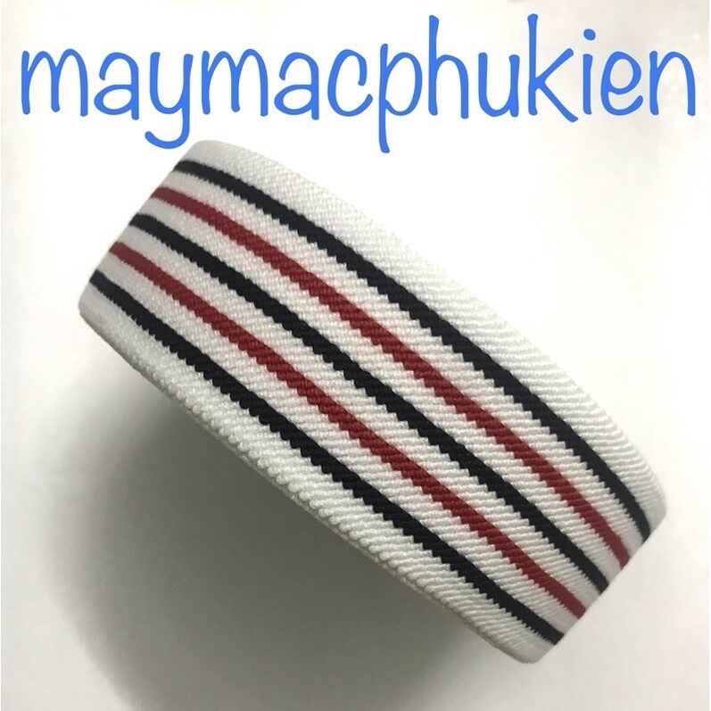 Thun sọc rộng 4cm , may lưng quần thể thao, quần thời trang, giá bán 1 mét