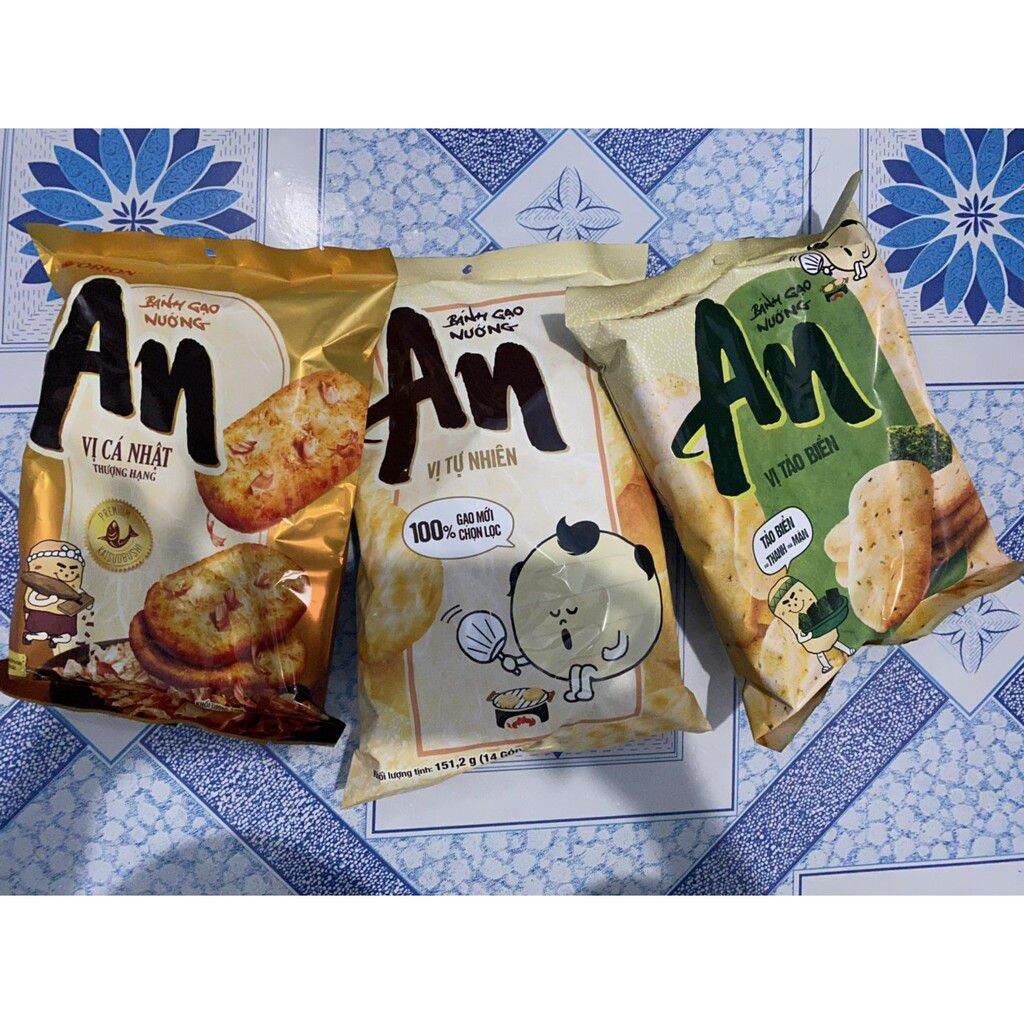 [HCM]Combo 3 bịch Bánh gạo An An