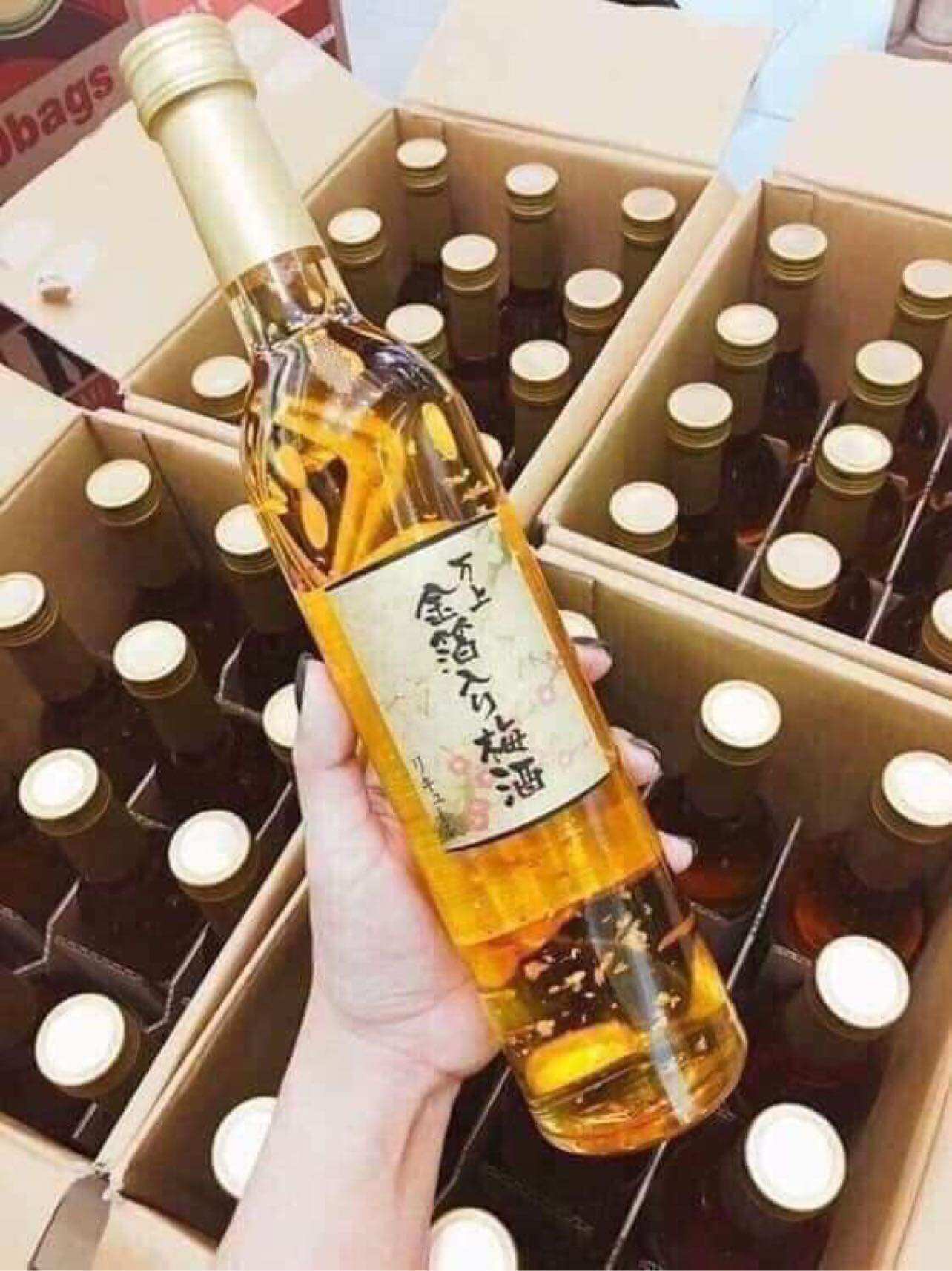 RƯỢU MƠ NHẬT(VẢY VÀNG, NGUYÊN CHẤT)