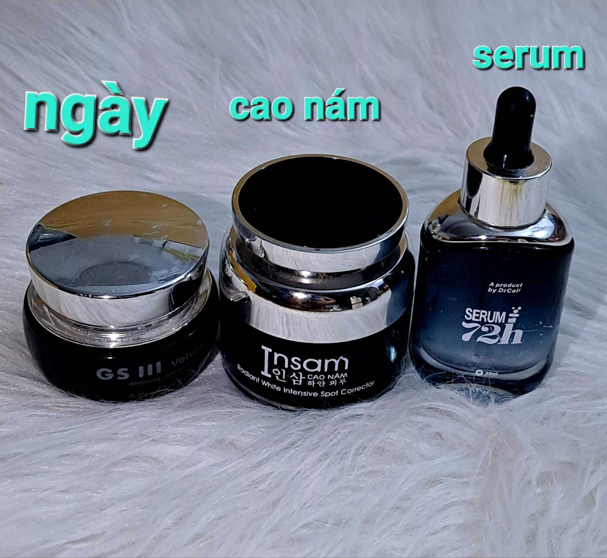 bộ 4 sản phẩm cao nám insamdrcell