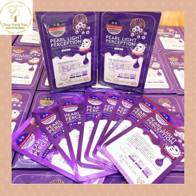 Mặt Nạ HA Tím Dưỡng Ẩm Trắng Da HA23 (SALE GỐC)