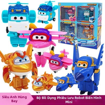 Bộ Robot Nhỏ Biến Hình Super Wings