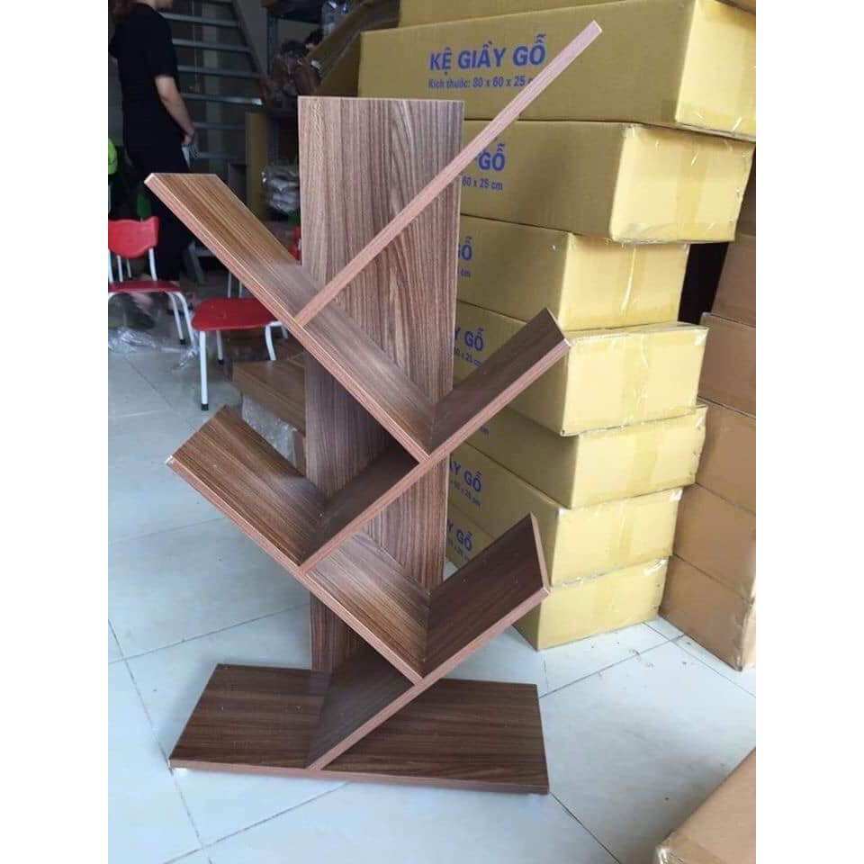 Giá kệ sách xương cá 5 tầng