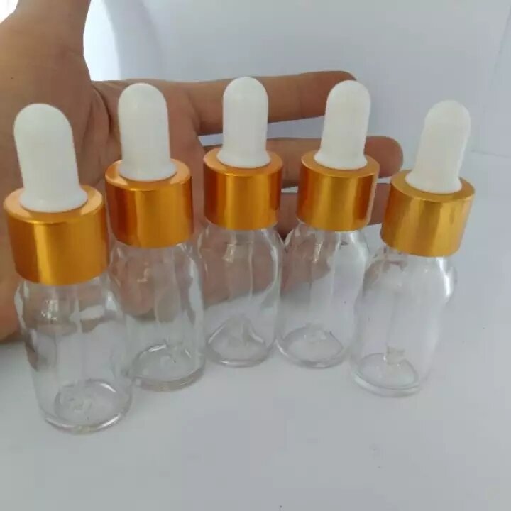 bibit-dubai combo 10psc lọ 10ml thủy tinh trong suốt nhỏ giọt ,Đựng tinh dầu