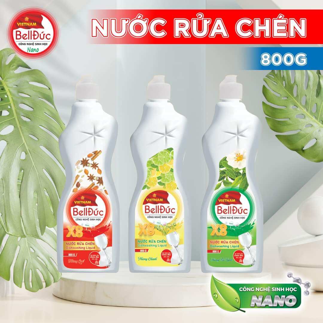 Nước rửa chén sinh học Bell Đức 800g