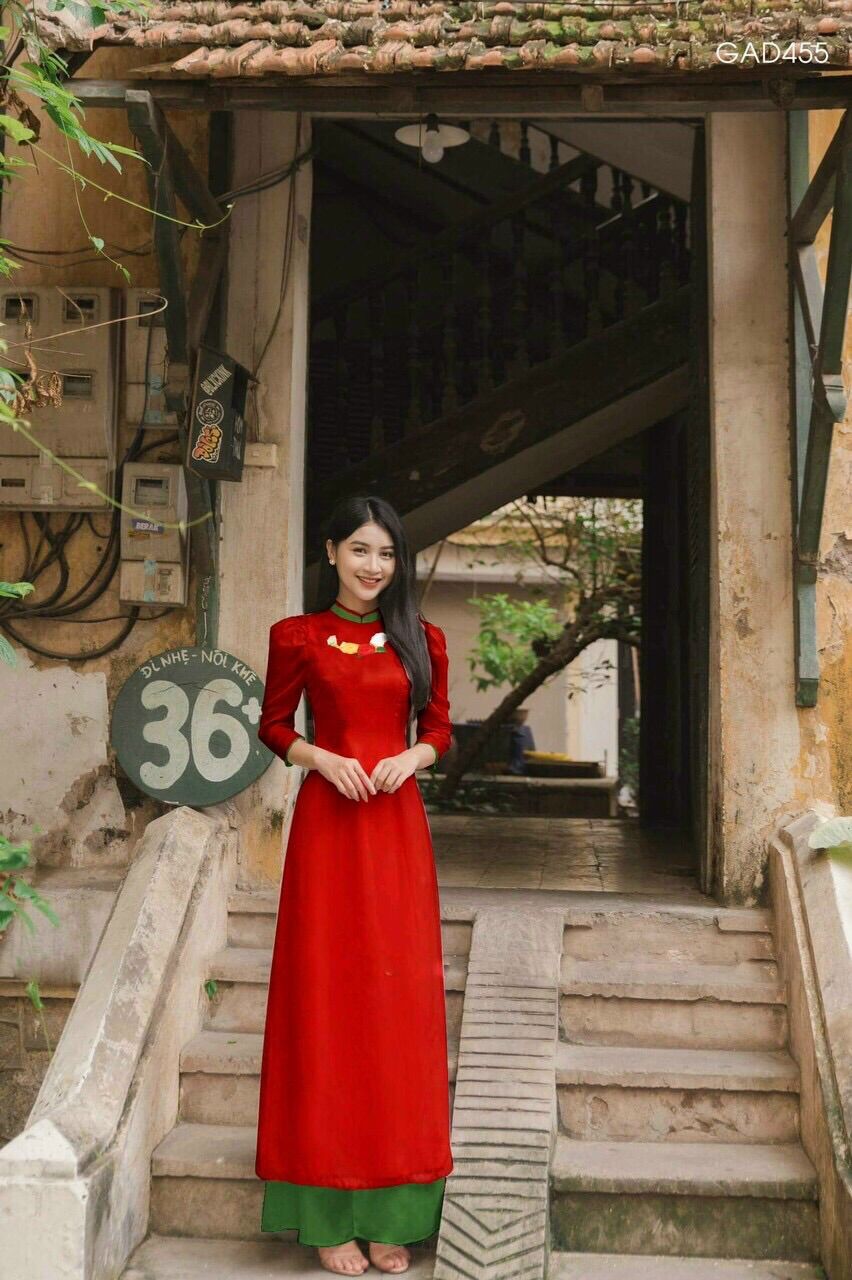 Áo Dài 4 tà kèm Quần Cao Cấp