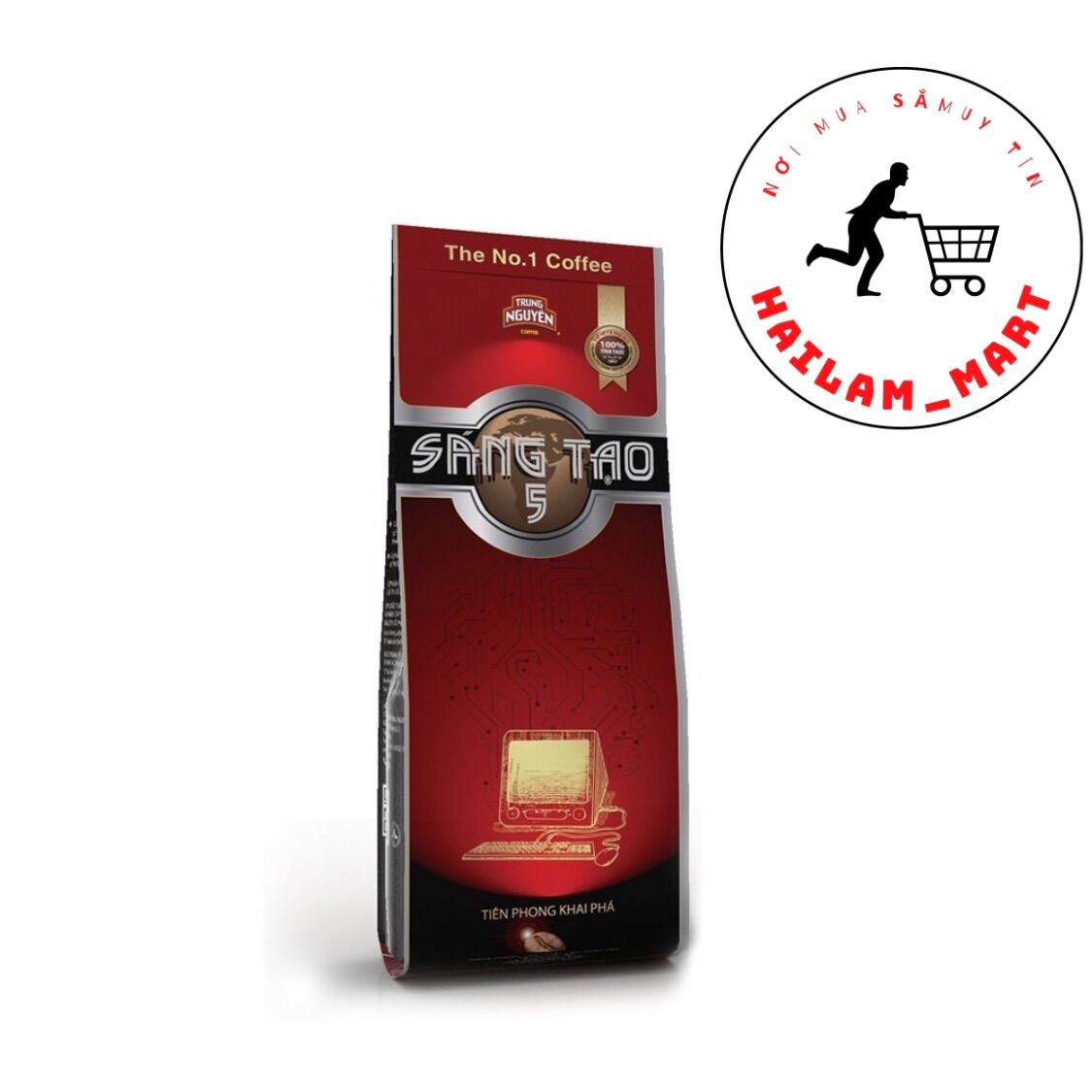 Cà phê rang xay sáng tạo 5 - trung nguyên legend - 340gr