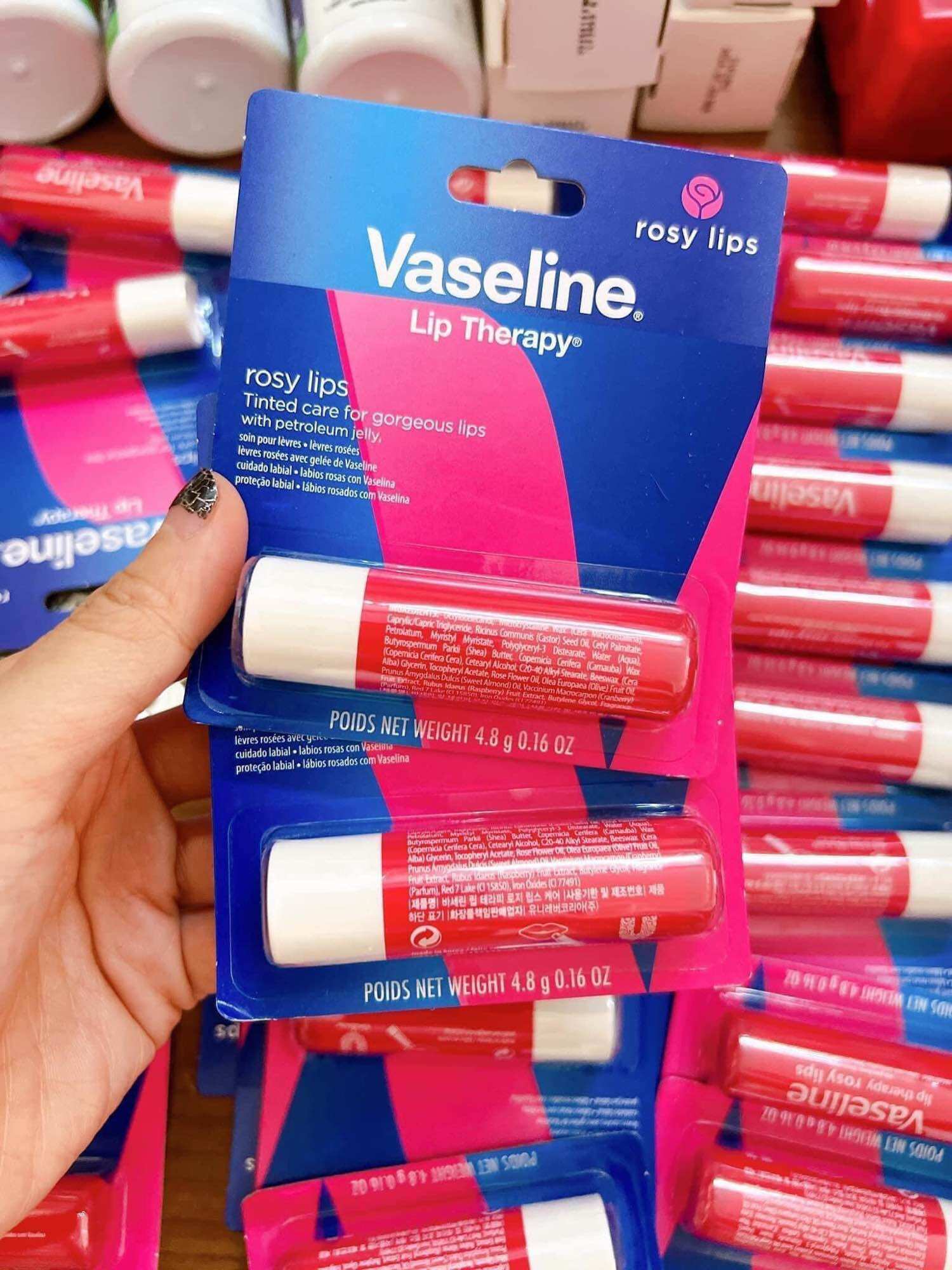 Son dưỡng môi Vaseline Rosy Lips 4.8g