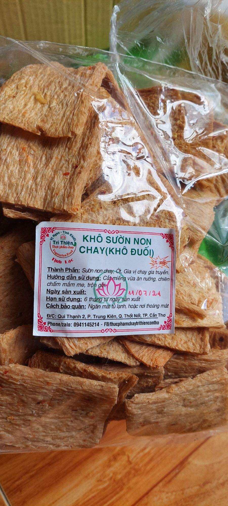 #Khô sườn non chay đặc biệt gia truyền 1kg# Khô đuối chay#Thực phẩm chay Trí Thiện
