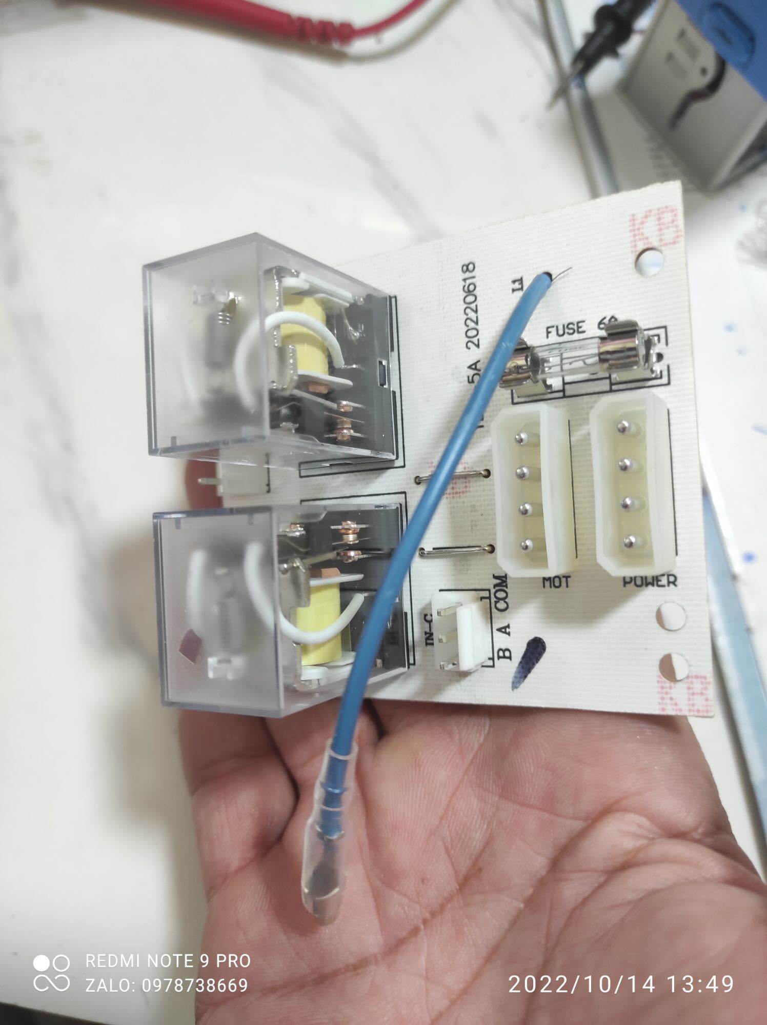Mạch ro le thuận nghịch cho Motor Cửa cuốn YH
