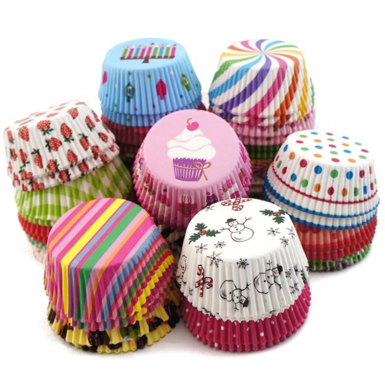 100 cup giấy mềm / Cupcake giấy