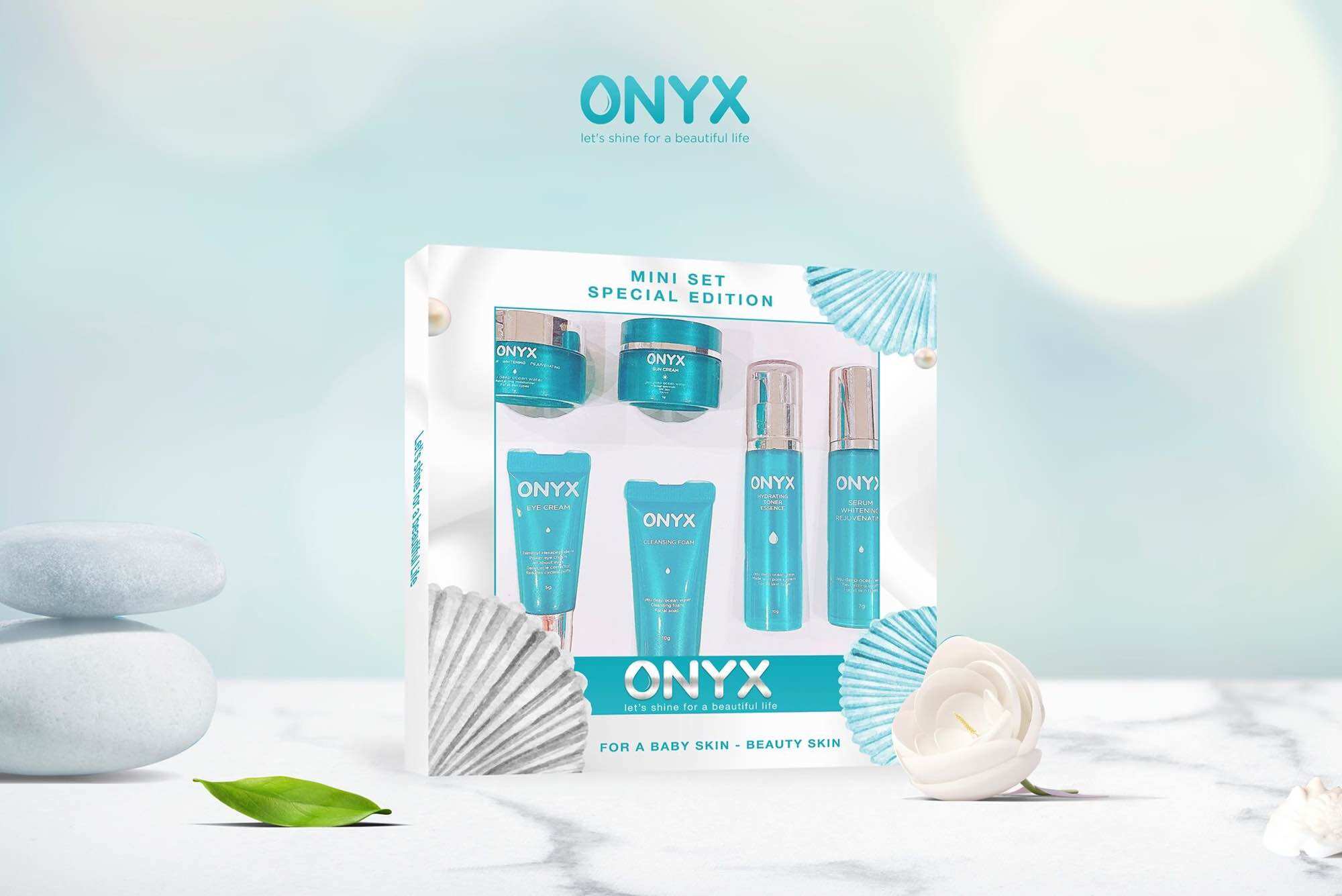 Bộ Set 6 Món Dưỡng Trắng Da Mini Combo ONYX Bảo Thy