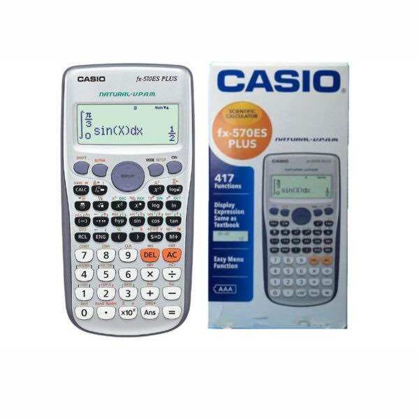 Máy tính casio fx570es plus - hàng new 100% - lỗi đổi mới