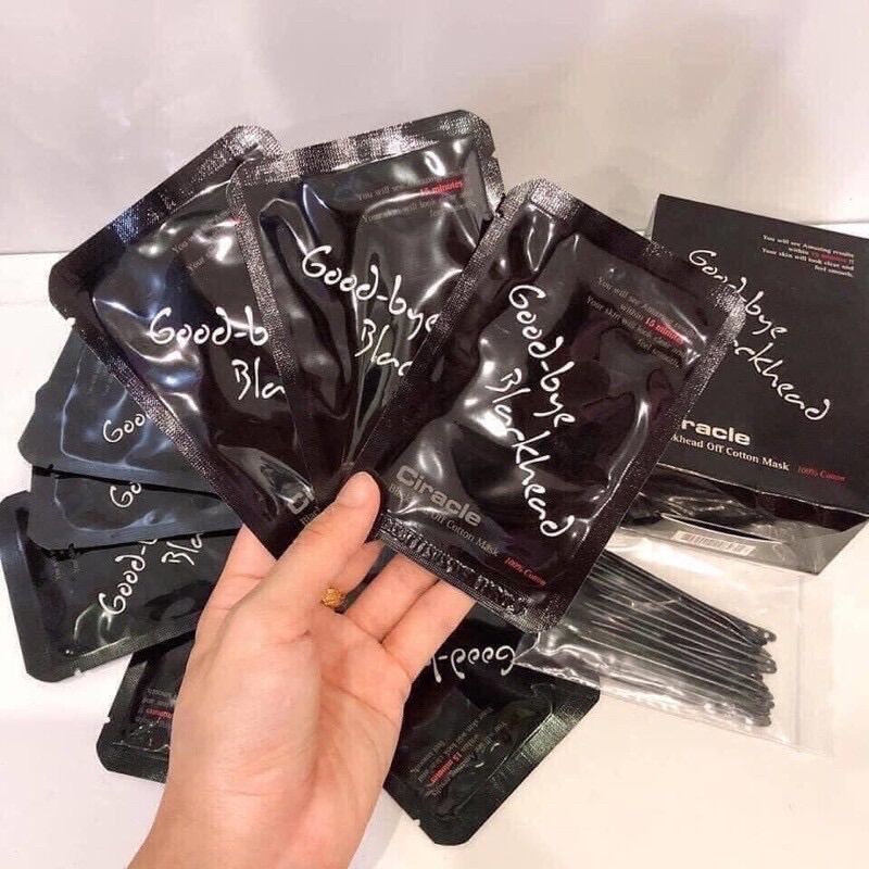 Mặt nạ lột mụn đầu đen Goodbye Blackhead Ciracle | Vinie.minisize [Sample-Có sẵn]