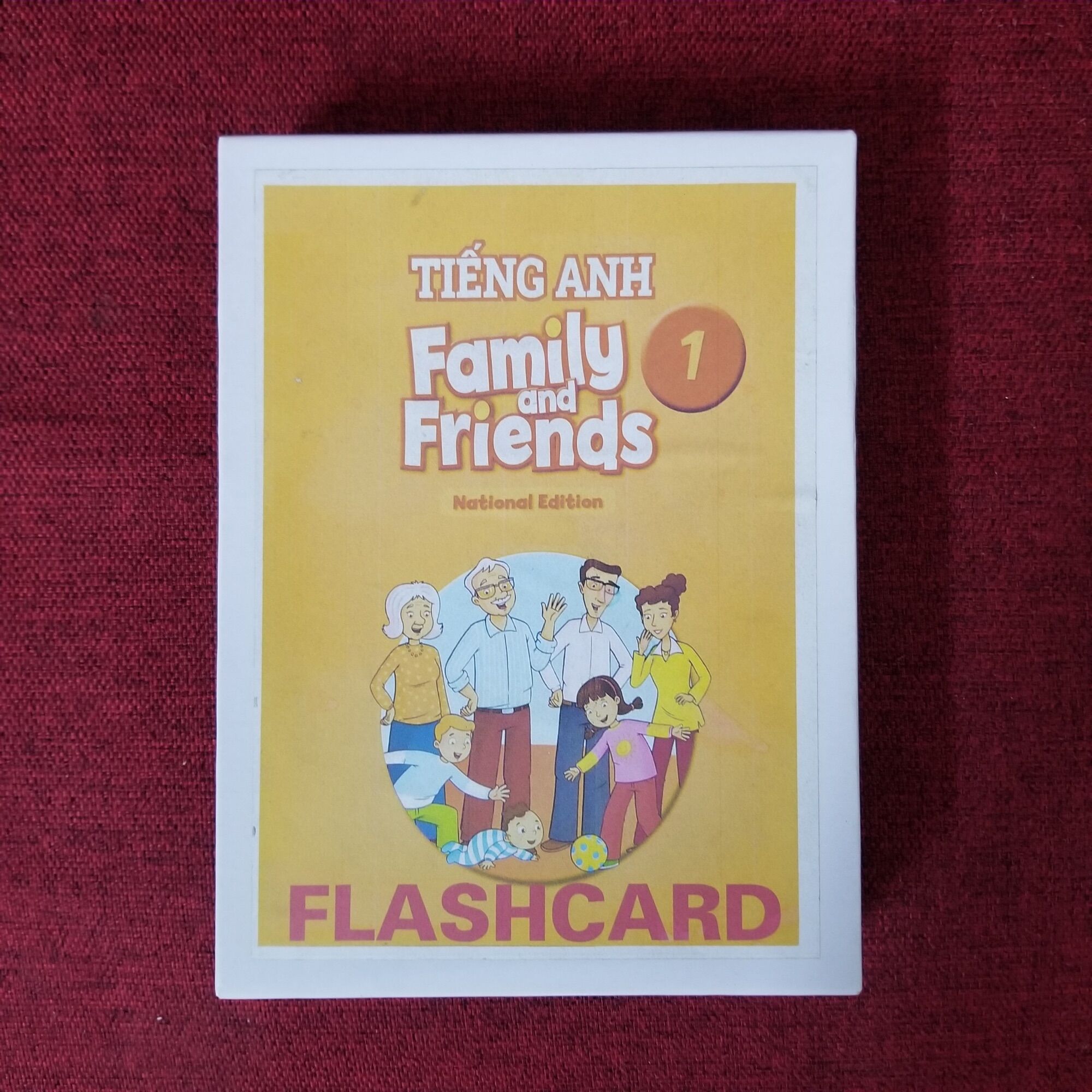 Bộ Flash card, thẻ học tiếng anh thông minh cho trẻ Family And Friends National edition 1