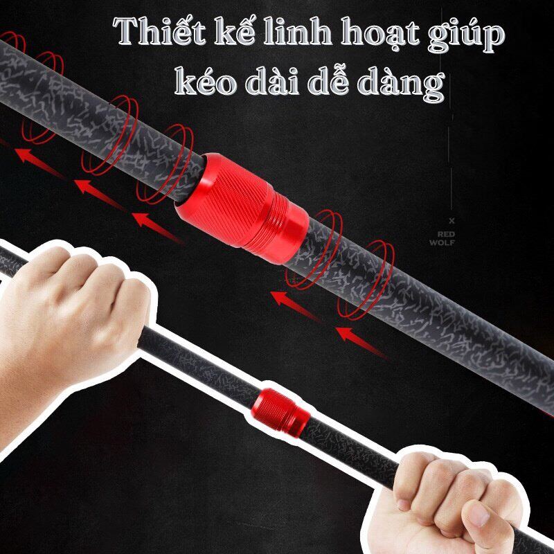Gác Cần Chống Gió dài 2m1 cacbon cao cấp