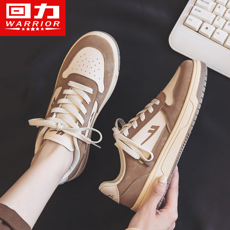 Giày Nữ Trắng Warrior Giày Nữ Mẫu Mới Năm 2024 Giày Sành Điệu Chụp Ảnh Đường Phố Instagram Mùa Xuân Siêu Hot Dễ Phối Giày Đế Bằng Thời Trang Trong Nước