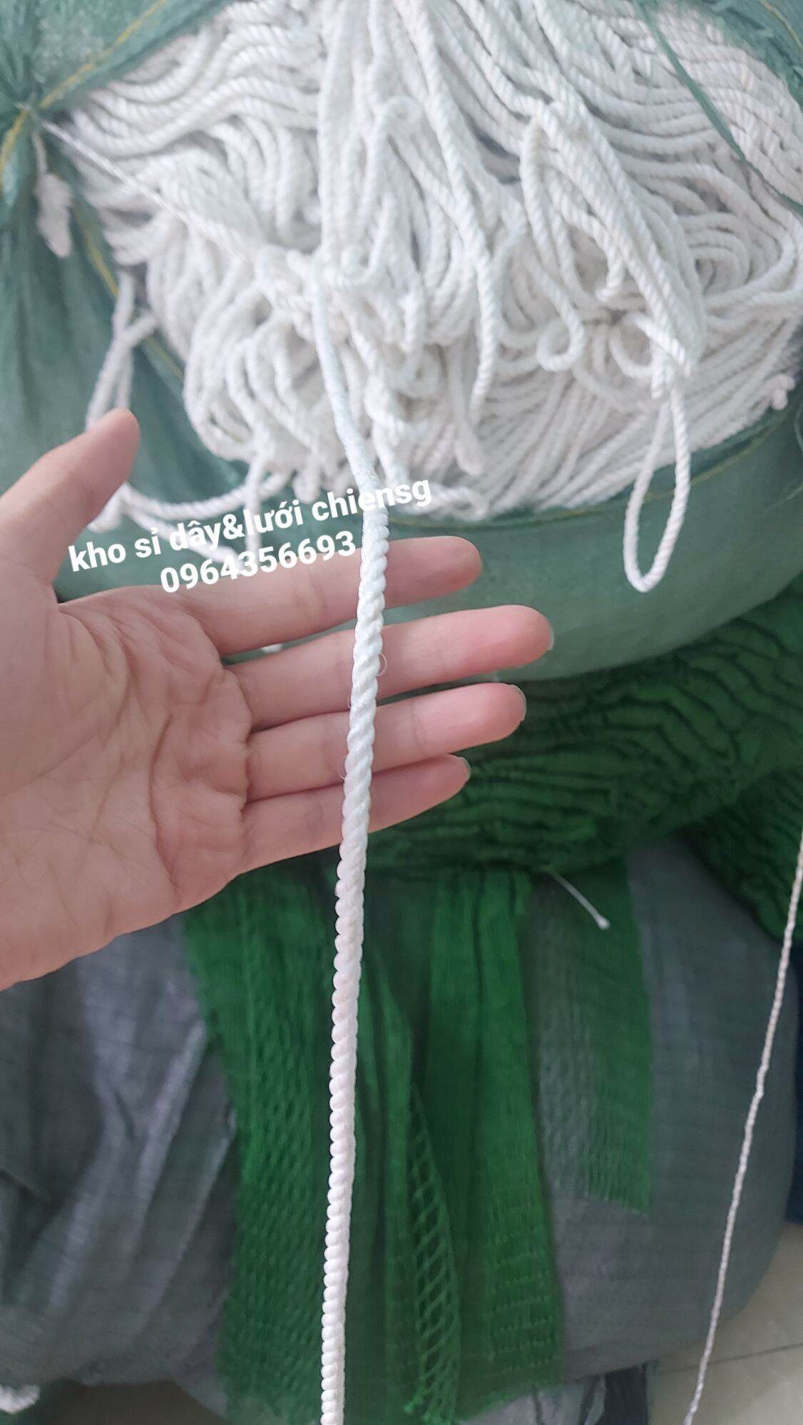 dây thừng macrame se cotton, dây trang trí, handmade đủ size 500g