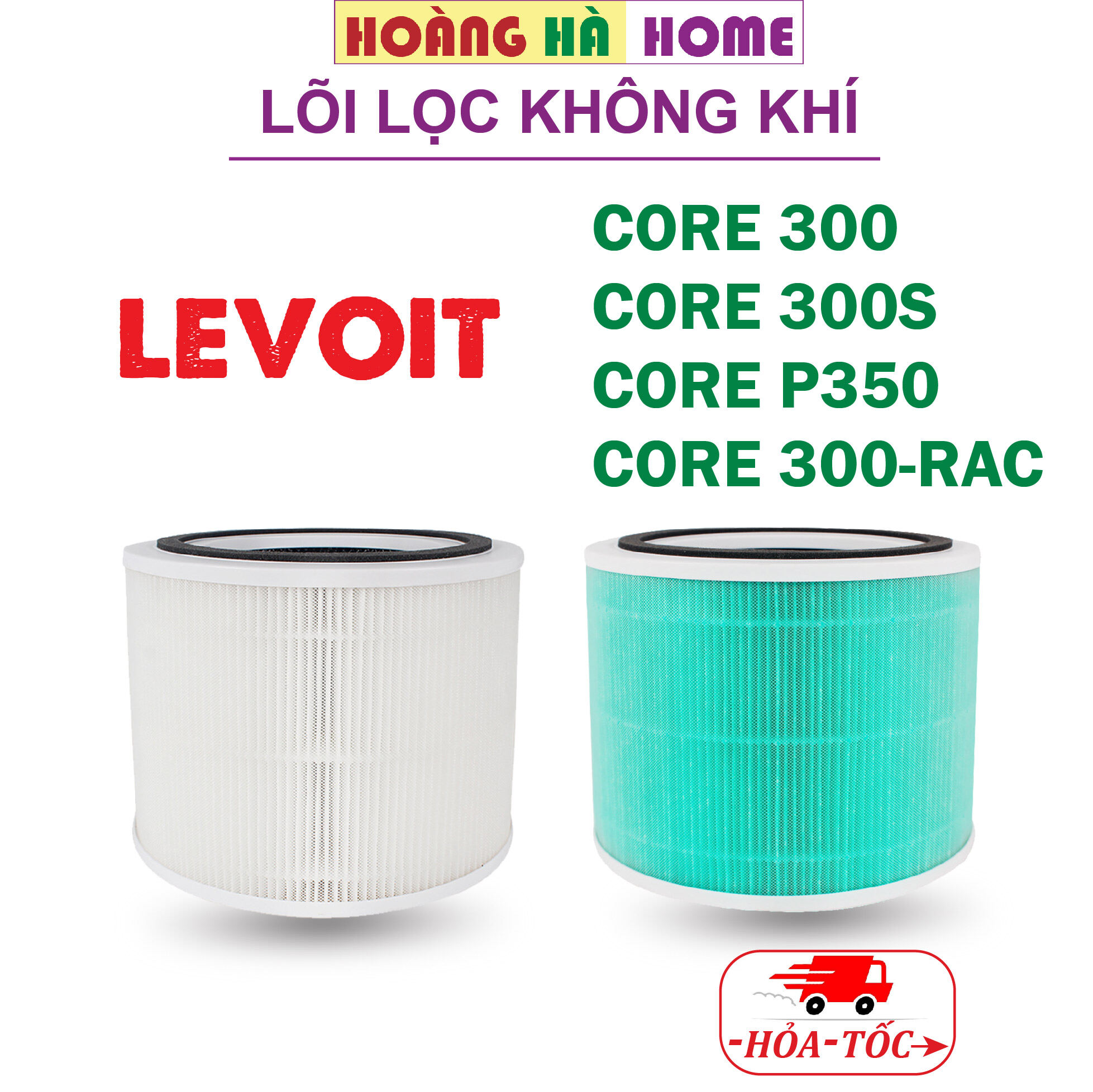 Lõi lọc không khí levoit core 300, levoit core 300s, levoit core p350, levoit core 300-rac màng hepa,màng than hoạt tính