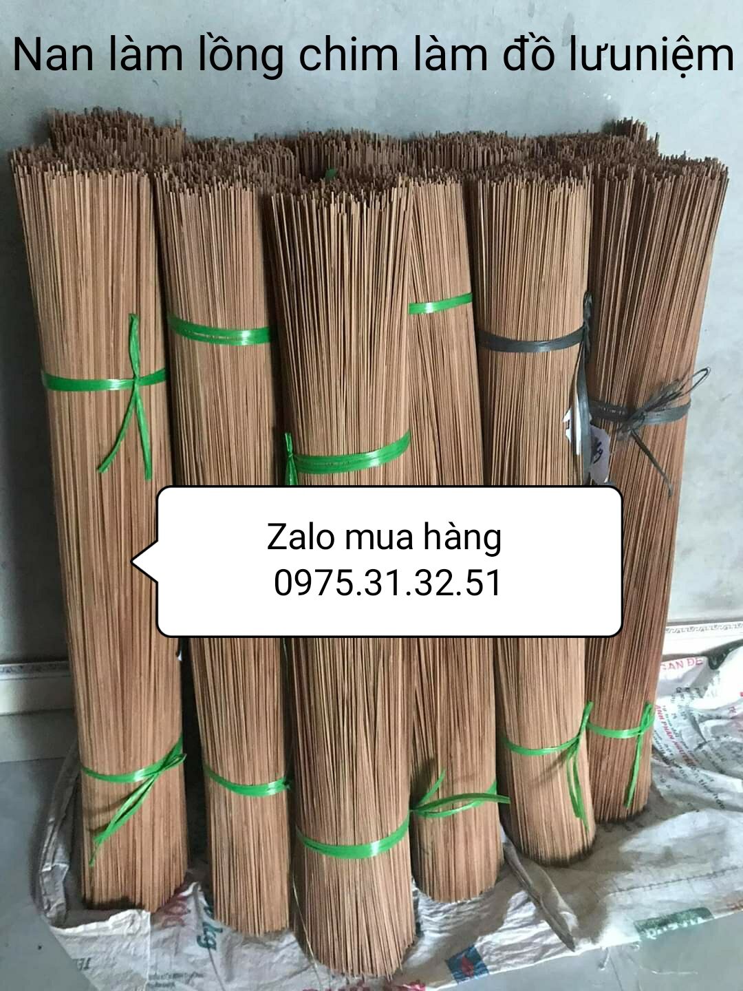 Nan tre già làm thủ công mỹ nghệ đan lồng chim 1kg