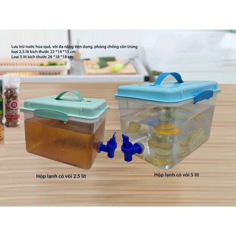 Bình đựng nước có vòi Việt Nhật 5lít-7lít