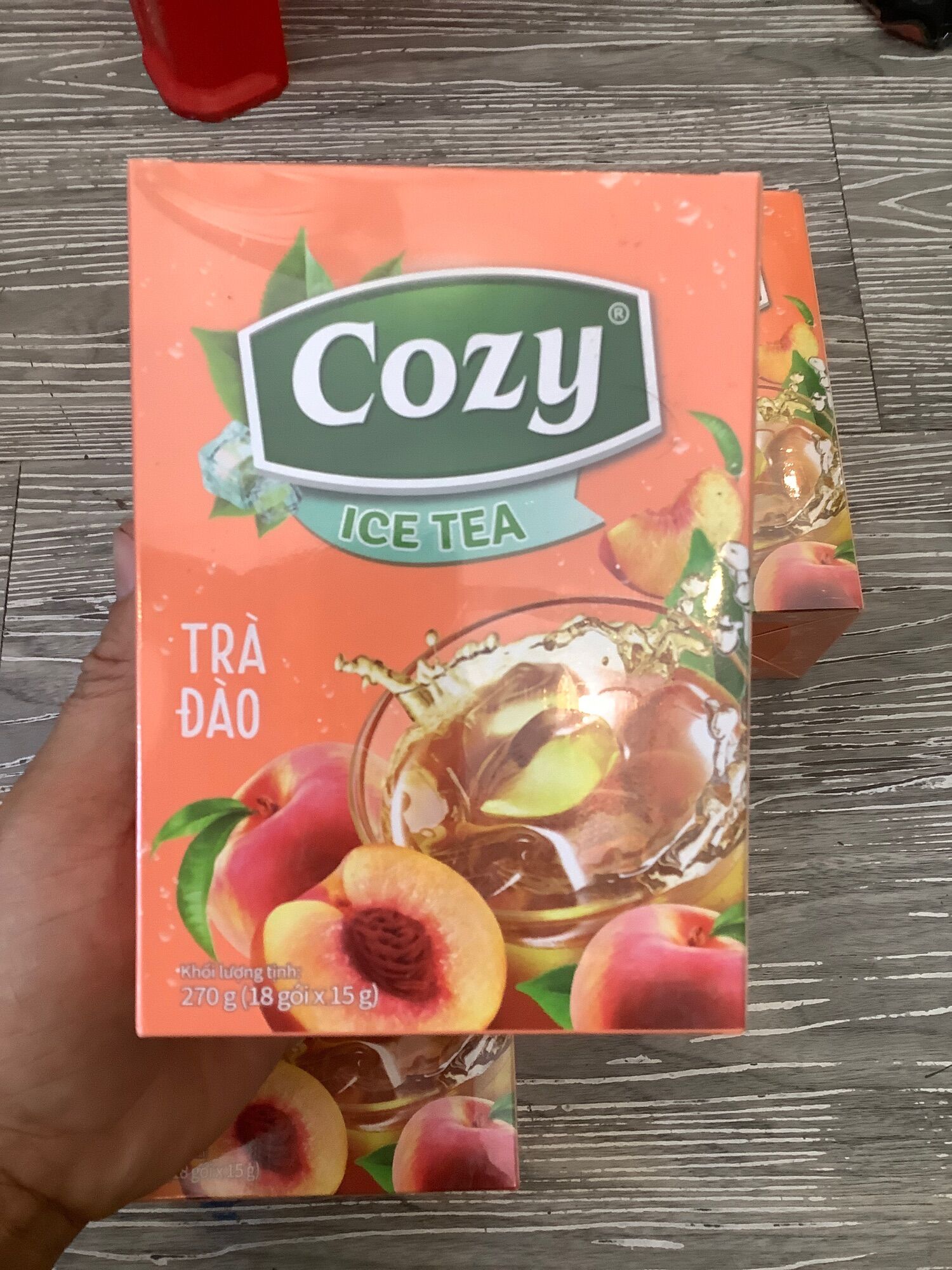 Trà Đào Hòa Tan Cozy