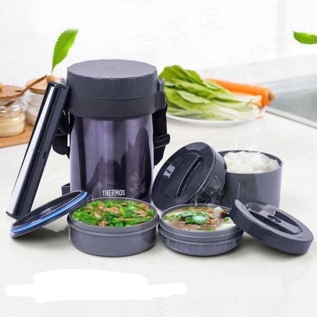 [Hàng chính hãng][TẶNG KÈM ĐŨA ĂN CƠM XỊN] Hộp cơm giữ nhiệt Thermos cao cấp nội địa Nhật