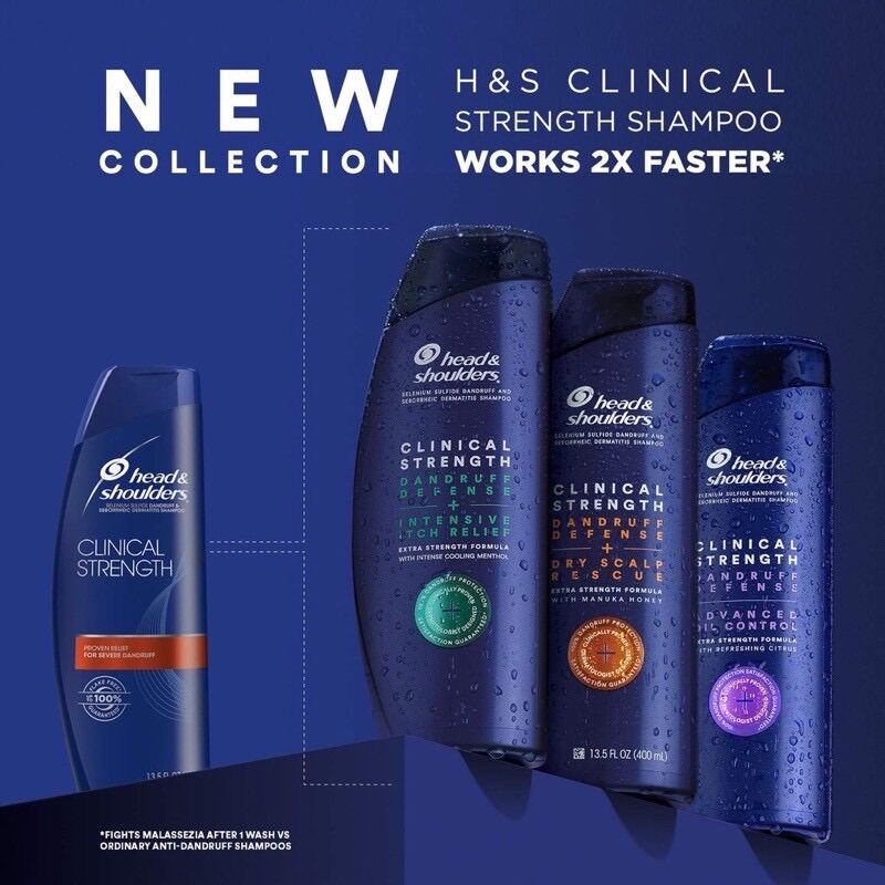 Dầu GộiTrị Gàu & Viêm Da Đầu Head & Shoulders Max Strength 400ml Mỹ