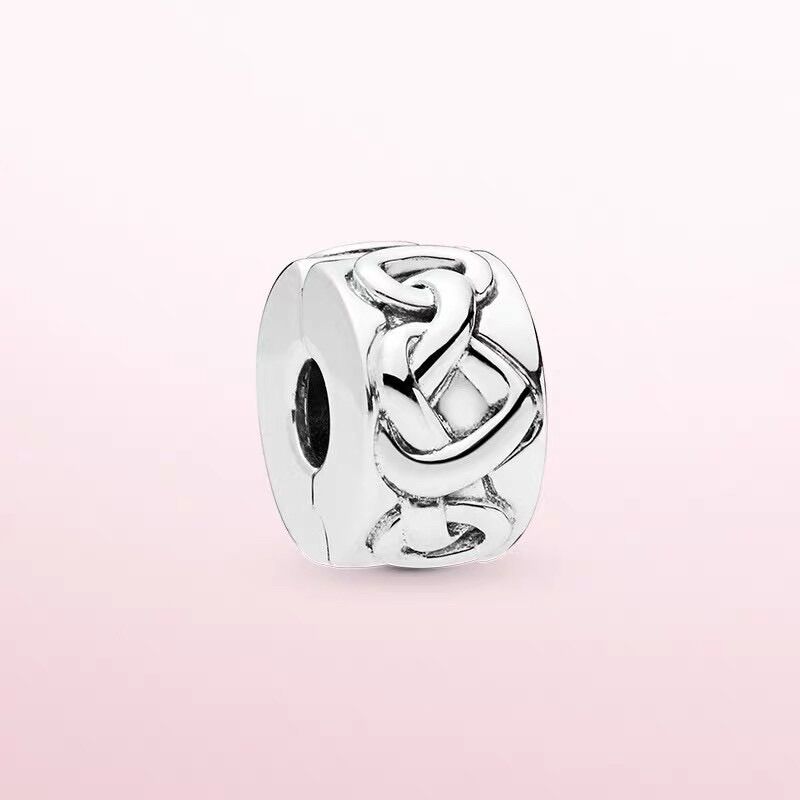 CHARM PAN ALE KHOÁ CHẶN TIM NỐI BẠC S925
