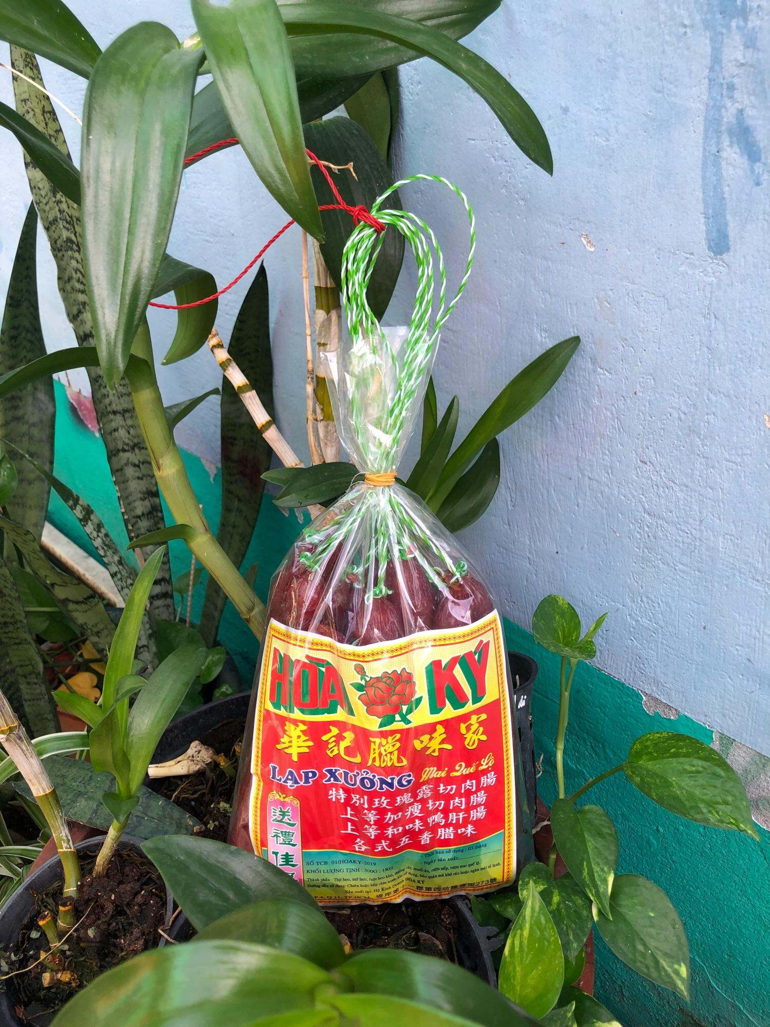 Lạp Xưởng Tươi Mai Quế Lộ 1kg 🌈🌈🌈 100% Nhà Làm Nguyên Chất 🌈🌈