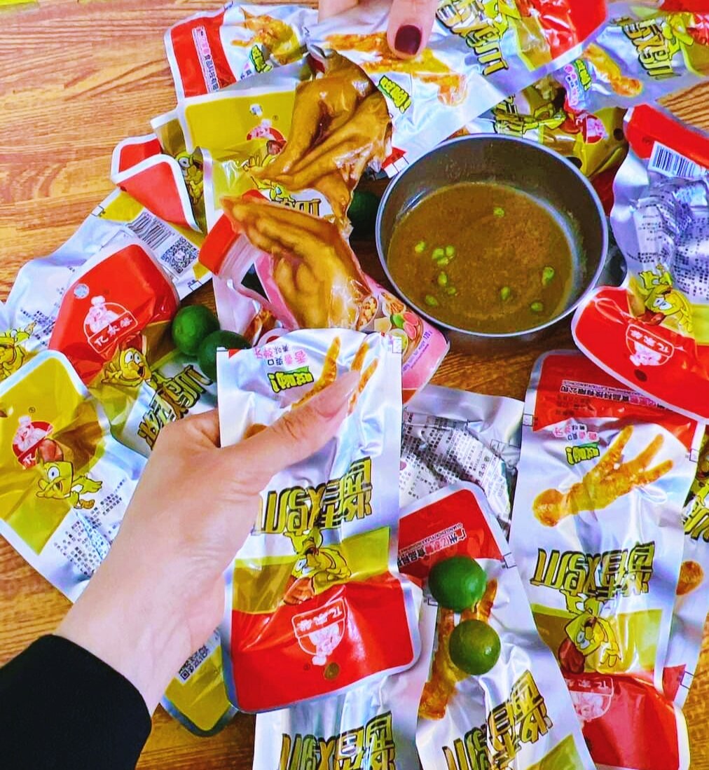 combo 30 chiếc CHÂN GÀ CAY TỨ XUYÊN (1.3kg ~ 1.4kg)