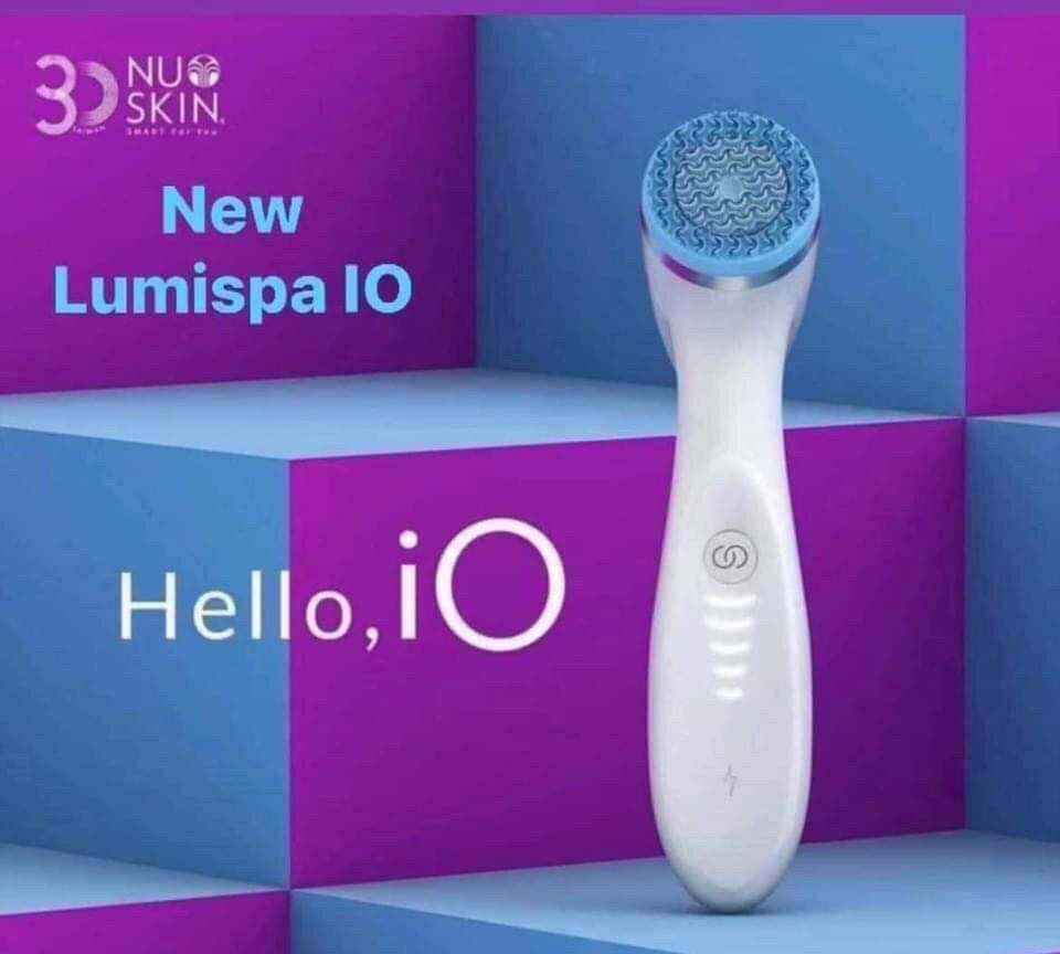 Máy rửa mặt LumiSpa IO, kèm Sữa rửa mặt, BH 2 năm-Nuskin hàng chuẩn