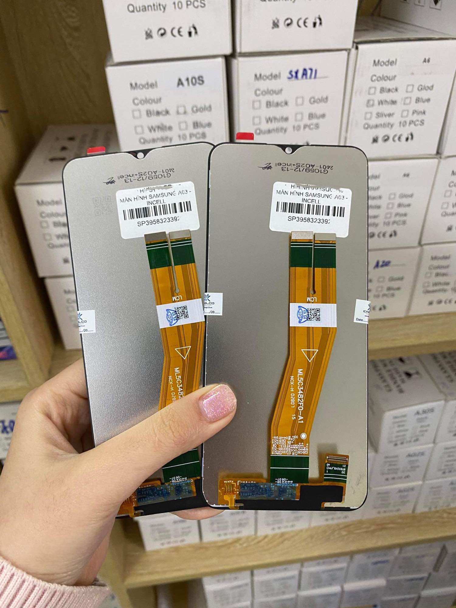 Màn hình Samsung A03 Full bộ Bao test đổi mới