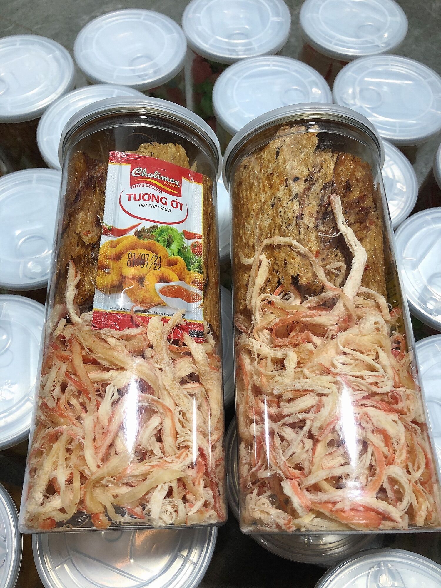 Lon Mực hấp dừa siêu ngon 300gr