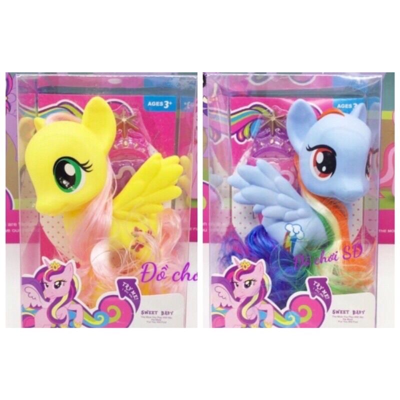 Ngựa pony - xanh và vàng