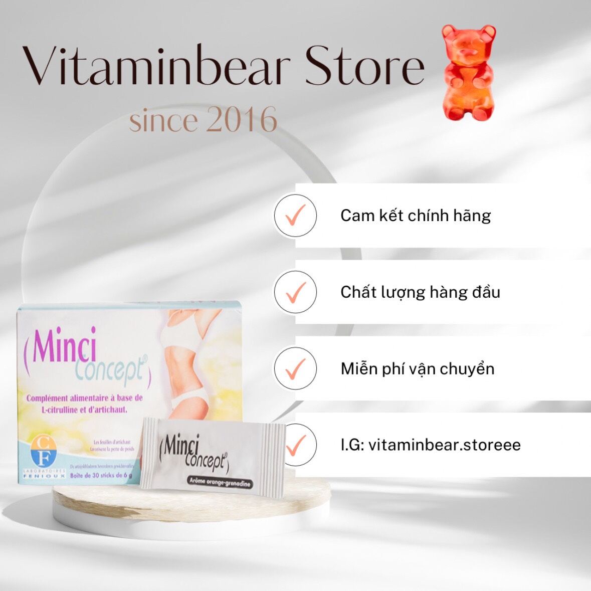 Trà giảm cân Minci Concept Pháp