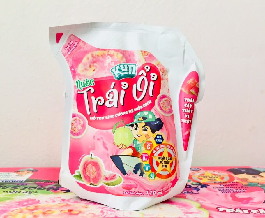 [HCM]NƯỚC ỔI KUN TÚI 110ML