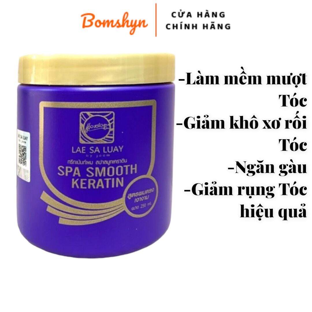 Kem ủ tóc xả tóc ủ lụa keratin lae sa luay 250ml thái lan