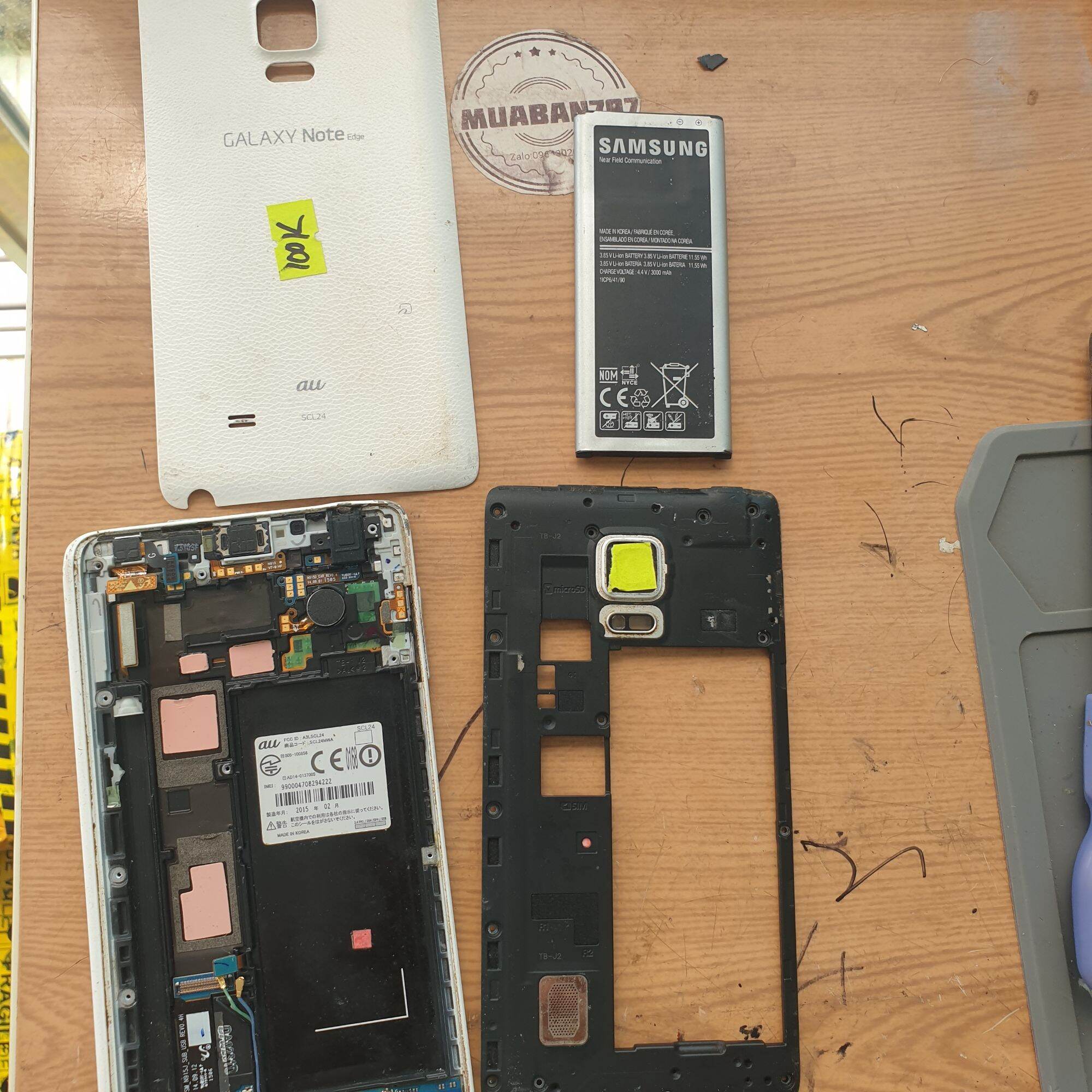 Linh kiện điện thoại samsung note edge bản Âu tháo máy