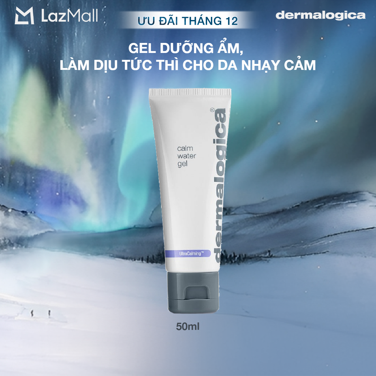 Gel dưỡng ẩm Dermalogica Calm Water Gel cấp ẩm và làm dịu tức thì cho da nhạy cảm 50ml
