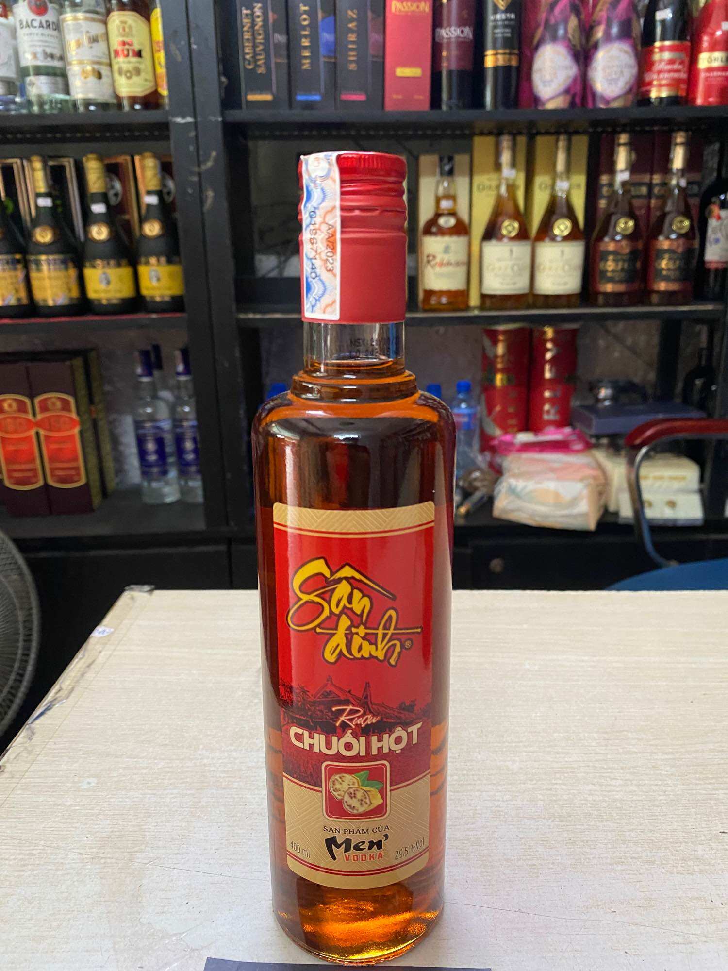 Rưou chuối hột sân đình 29.5% 400ml