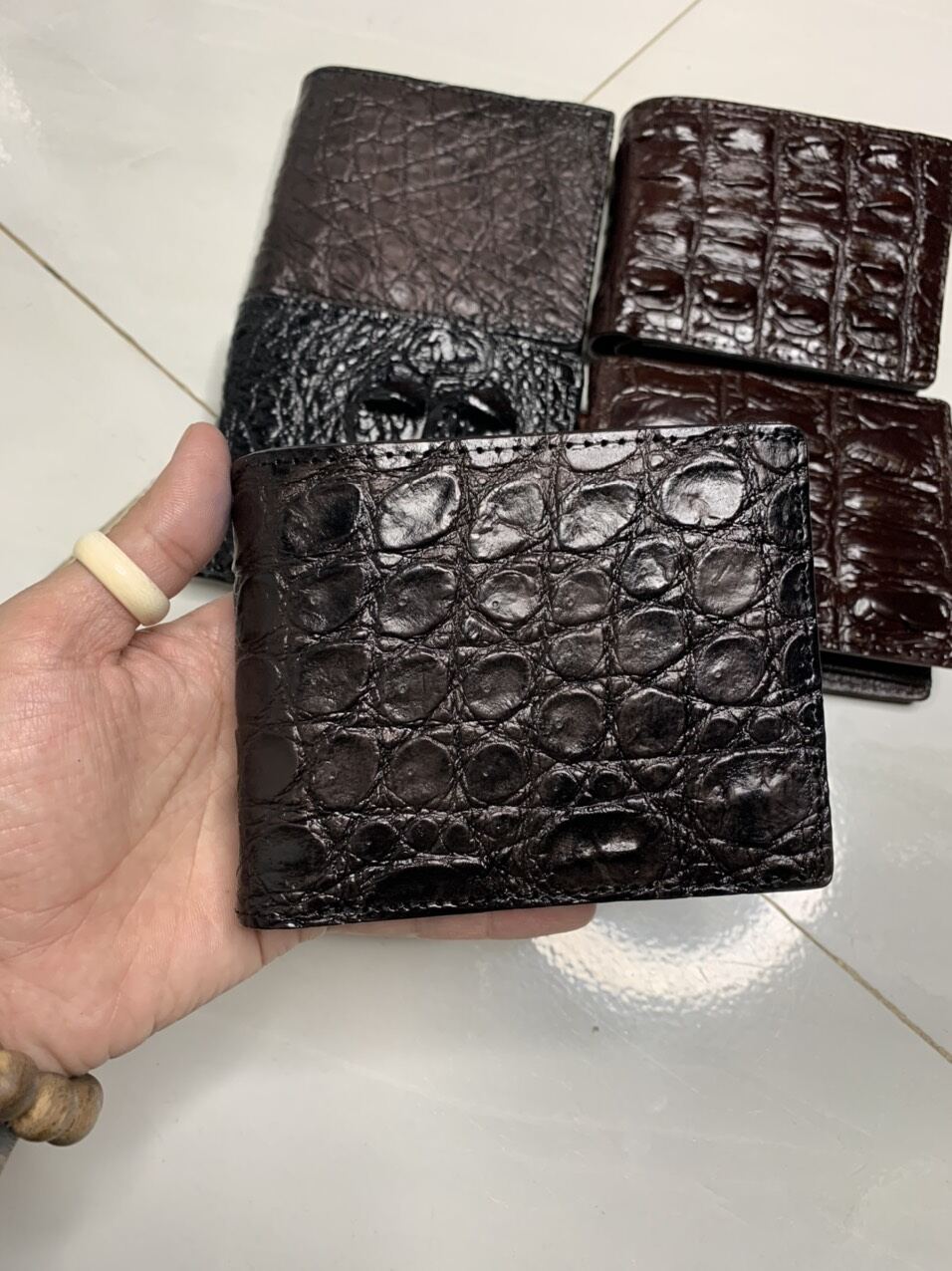 Ví nam da cá sấu cao cấp chính hãng, thật 100%